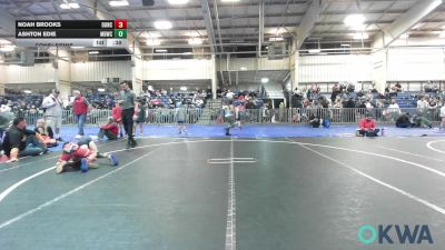64 lbs Consolation - Noah Brooks, Duncan Demon Wrestling vs Ashton Edie, Mustang Bronco Wrestling Club
