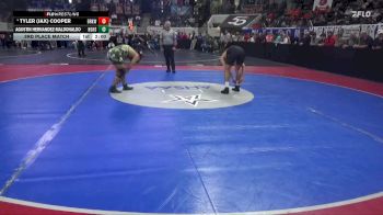 6A 165 lbs 3rd Place Match - Tyler (jax) Cooper, Brookwood Jr-Sr vs Agustin Hernandez-maldonaldo, Hazel Green HS