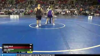 285 lbs Champ. Round 1 - Coy Okeson, Bishop Ryan vs Hugo Solis, Grafton