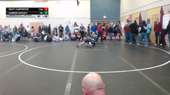 138 lbs Champ. Round 5 - Riley Carpenter, Thunder Ridge Outlaws Wrestling Club vs Landon Hovley, Emmett Wrestling Club