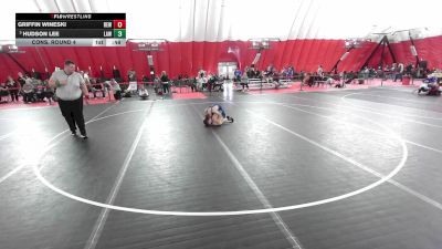 16U Boys - 106 lbs Cons. Round 4 - Griffin Wineski, RT Elite Wrestling vs Hudson Lee, LaCrosse Area Wrestlers