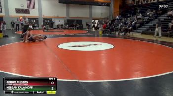 165 lbs Champ. Round 1 - Abrum Rhoads, Cedar Rapids Jefferson vs Keegan Kalainoff, Xavier, Cedar Rapids