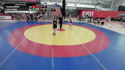 131 lbs Champ. Round 1 - Lillian Sherer, Lock Haven University vs Layla Weiss, Delaware Valley