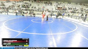 120 lbs 5th Place Match - Naia Lamb, Priest River WC vs Jorgia Schliesman, Team Aggression WC