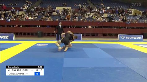 MARTIN LENARD RUSSEL MCCUMBER vs ROBBEY WILLIAM PYE 2024 Pan IBJJF Jiu-Jitsu No-Gi Championship