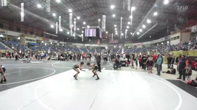 102 lbs Quarterfinal - Ricardo Poolaw, New Mexico Bad Boyz vs Clayten Sanchez, Bear Cave WC