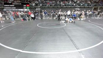 80 lbs Round Of 16 - Jordan Arenz, Gloucester City vs Cameron Luker, Buxton (NJ)