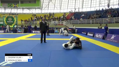 JONAS CRISPIM VILAR vs PEDRO GONZALEZ NOLIVAIKO 2023 Brasileiro Jiu-Jitsu IBJJF