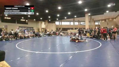 165 lbs 1st Place Match - Brody Cowen, B.R.A.W.L vs Braylon Stewart, B.R.A.W.L