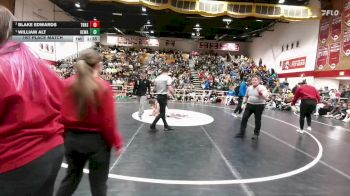150 lbs 1st Place Match - William Alt, Kelly Walsh vs Blake Edwards, Thunder Basin