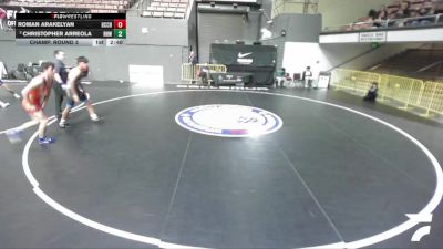 Champ. Round 3 - Roman Arakelyan, Birmingham Community Charter High School Wrestling vs Christopher Arreola, Rough House Wrestling