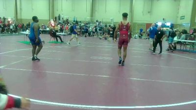 215 lbs Consi Of 4 - Tyler Simms, Unattached vs Mario Crawford, Miami Wrestling Club