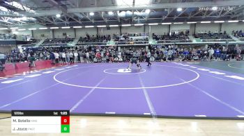 120 lbs Quarterfinal - Matthew Botello, Hingham vs Jacob Joyce, Ponaganset