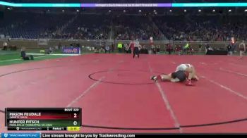 D2-119 lbs Cons. Round 3 - Hunter Pitsch, Middleville Thornapple Kellogg vs Mason Feudale, Swartz Creek