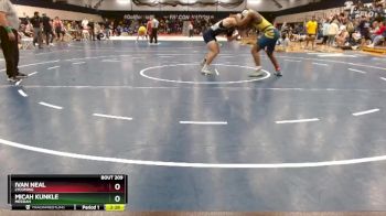 197 lbs Quarterfinal - Ivan Neal, Lycoming vs Micah Kunkle, Messiah