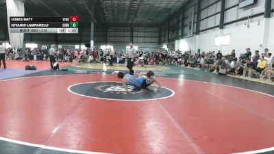 113 lbs Champ. Round 1 - Jovanni Lamparelli, East Carolina Wrestling Academ vs James Baty, Trojan Trained Wrestling Club
