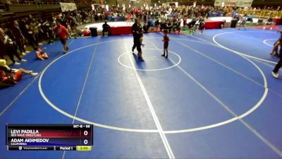 56 lbs Round 1 - Levi Padilla, Red Wave Wrestling vs Adam Akhmedov, California