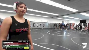 135 lbs Champ. Round 1 - Kendra Myer, Victor Villains Wrestling Club vs Kailynn Santa Maria, Dog Pound WC