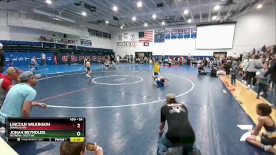 59 lbs Cons. Round 3 - Jonah Reynolds, Natrona Colts WC vs Lincoln Wilkinson, Douglas WC