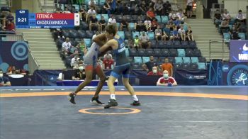 45 kg Final 3-5 - Amare Fetene, Israel vs Anri Khozrevanidze, Georgia