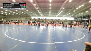 105 lbs Semifinal - Brady Zabriskie, Mat Assassins Red vs Jett Johnson, Team Gotcha National