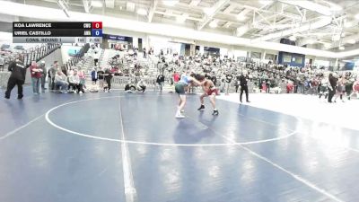 132 lbs Cons. Round 1 - Koa Lawrence, Champions Wrestling Club vs Uriel Castillo, Aviator Wrestling Academy