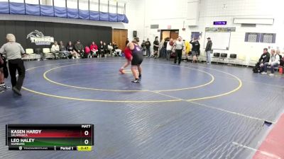 285 lbs Cons. Round 3 - Leo Haley, Hamburg vs Kasen Hardy, Salamanca