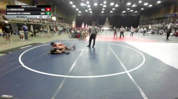 125 lbs Rr Rnd 3 - Lj Herburger, Valley Bad Boys vs Benson Du Chemin, Unattached