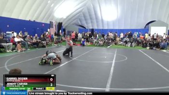 88 lbs Round 5 (8 Team) - Jeremy Carver, Donahue Black vs Gabriel Dozier, Donahue White