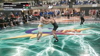 172 lbs Round 1 (4 Team) - Damion Hamilton, Post Falls, ID vs Connor Hill, Bettendorf, IA
