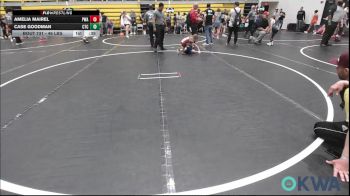 46 lbs Consi Of 4 - Amelia Mairel, Perry Wrestling Academy vs Case Goodman, Chandler Takedown Club