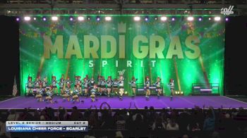 Louisiana Cheer Force - Scarlet [2026 L2 Senior - Medium Day 2] 2026 Mardi Gras Grand Nationals