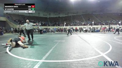 131 lbs Quarterfinal - Braxton Garcia, Eufaula Ironheads Wrestling Club vs Hunter Roberts, Cushing