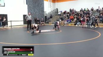 144 lbs Quarterfinal - Brennen Wohlers, Western Dubuque vs Leo Wandler, Linn-Mar