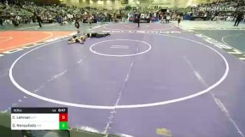 60 lbs 5th Place - Cooper Lehman, LA FAMILIA NEW MEXICO vs Quincy Nanquilada, Mat Demon Wrestling Club