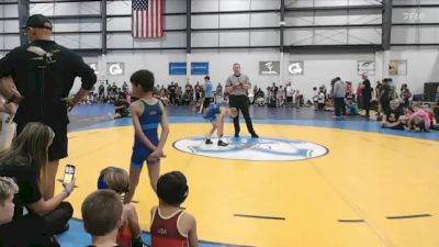 55 lbs Round 2 (6 Team) - Kellan Dedmon, DARKHORSE vs Warren Wadsworth, GREAT NECK WRESTLING CLUB GREEN