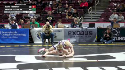 114 lbs Consi 2 - Elijah Heimbach, Liberty vs Andrew Alexander, Mifflin County