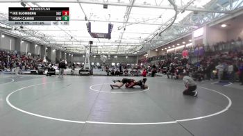 132 lbs Round Of 16 - Ike Blomberg, Shelton vs Noah Caisse, Ledyard