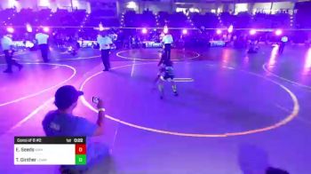 62 lbs Consi Of 8 #2 - Eli Seeds, Idaho Gold vs Tristan Ginther, Lemmon/McIntosh Cowboys