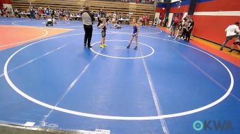 64 lbs Semifinal - Langdon Brock, Glenpool Youth Wrestling vs Mason Maggard, Claremore Wrestling Club