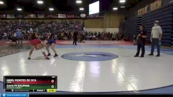 147 lbs Cons. Round 4 - Dahlyn Bauman, Douglas County vs Abril Montes De Oca, Yuma