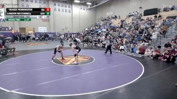 157 lbs Champ. Round 3 - Ruger Pennington, Montgomery Bell Aca. vs Landon McConnell, Goodpasture