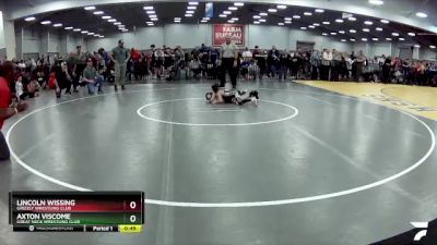 59 lbs Cons. Round 3 - Axton Viscome, Great Neck Wrestling Club vs Lincoln Wissing, Grizzly Wrestling Club
