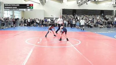 63-M lbs Semifinal - Knolan Pavillard, Malvern Wrestling Club vs Dominick Gage, Strive