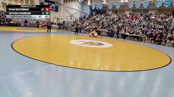 175 lbs 3rd Place Match - Jayvion Chandler, Indian River H S vs Ryan McCormac, St Elizabeths