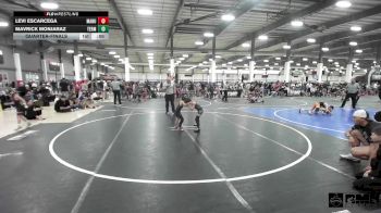 46 lbs Quarterfinal - Levi Escarcega, Manu WC vs Mavrick Monjaraz, Terminators WC