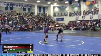 132 lbs Champ. Round 2 - Jack Rumschlag, LIBERTY-BENTON vs Collin Rachel, BRYAN