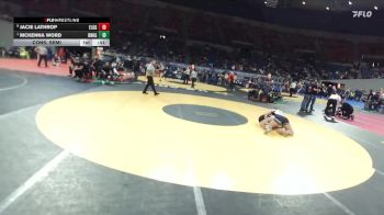 4A/3A/2A/1A Girls 140 Cons. Semi - Jacie Lathrop, Elgin Girls vs McKenna Word, Banks Girls