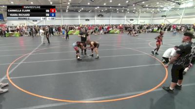 140 lbs Round 3 - Kiara Richard, Unattached vs Carmella Clark, Unattached