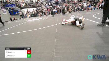 55 lbs Consi Of 4 - Grace Henry, Comanche Takedown Club vs Ira Primm, Shelton Wrestling Academy